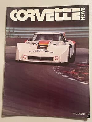 Corvette News Magazine Dec/Jan 1979 Pacific Diesel Power Racer Cover Collectible - Image 1