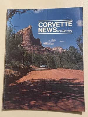 Corvette News Magazine Dec/Jan 1973 Vintage Chevrolet Corvette Club Publication - Image 1