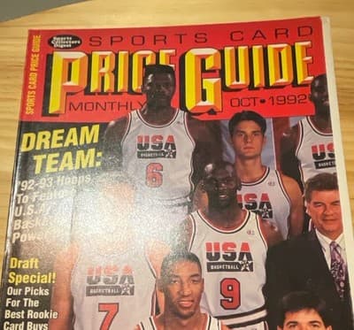 Sports Collectors Digest Sports Card Price Guide Magazine Oct1992 Dream Team USA - Image 1