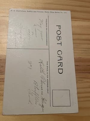 Vintage W G MacFarlane Santa Claus Postcard Series 101 Handwritten Xmas Rare - Thumbnail 2