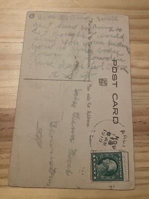 Vintage Postcard Cheer Up Your Troubles Cant Last Always 1916 Postmarked Humor - Thumbnail 2