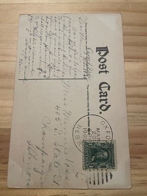 R L Wells Postcard Getting Busy 1907 Vintage Postmarked Divided Back Stamped - Thumbnail 2