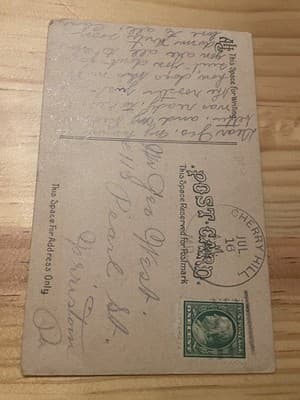 Vintage Comic Postcard Ive Lost My Pull Cartoon 1 Cent Stamp Cherry Hill - Thumbnail 2