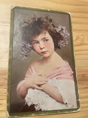 Vintage Postcard 1910 Postmarked Mulberryville 1 Cent Stamp Hand Colored Tinted - Image 1