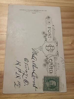 Bamforth Antique Postcard 4054 1910 Humor I AINT DONE NOTHING Caption Used - Thumbnail 2