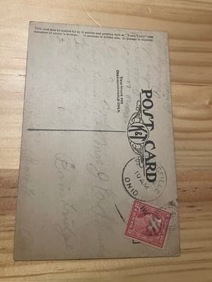 Vintage Springfield Humor Postcard Divided Back Ohio Postmarked 2c Stamp - Thumbnail 2