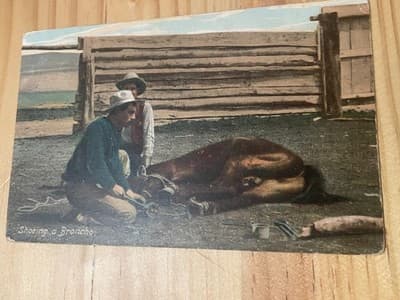 Vintage 1908 Postcard Postmarked Apr 27 1908 Handwritten Addressed Eagle Ohio - Image 1