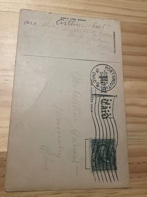 Anglo Life Series Postcard A Hot Night RPPC Portsmouth Postmarked Jun 5 1908 - Thumbnail 2