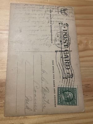 Antique Vintage Postcard Rub Me Down Now Child Photo Postmark 1911 US 1c Stamped - Thumbnail 2