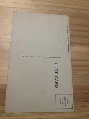 Vintage Cartoon Girl Piano Postcard This Is A Heck Of A Note Unposted 778 USA - Thumbnail 2