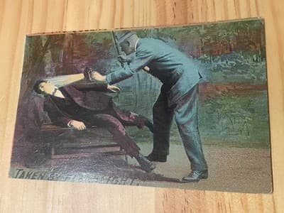 Vintage 1912 Postcard Postmarked Beaver PA Colorized Humorous Scene Divided Back - Image 1