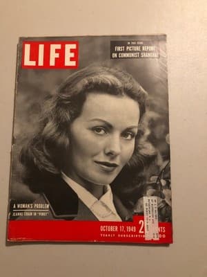 LIFE Magazine Oct 17 1949 Issue Bing Crosby Chesterfield Ad Vintage Collectible - Image 1