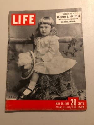 Life Magazine May 30 1949 FDR Early Life Cover Historic Vintage Rare Magazine - Image 1