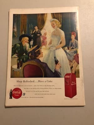 LIFE Magazine January 10 1949 Debutante Joanne Connelley Vintage Coca-Cola Ad - Thumbnail 2