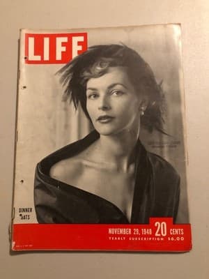 Life Magazine Nov 29 1948 Vintage Chesterfield Ad Cover 20 Cents Collectible - Image 1