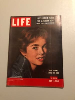 Life Magazine May 17 1954 Dawn Adams Starlet and Bride Vintage Collectible Issue - Image 1