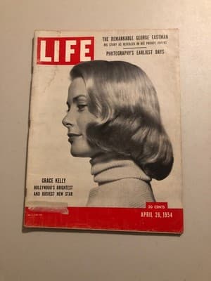 LIFE Magazine April 26 1954 Grace Kelly Cover Hollywood Star Vintage Collectible - Image 1
