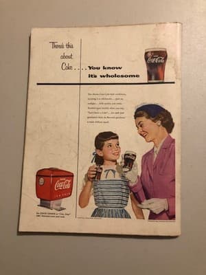 Life Magazine June 21 1954 Vintage Coca-Cola Back Cover Ad Kim Smith - Thumbnail 2