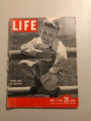 LIFE Magazine April 11 1949 Vintage Weekly Issue 20 Cents Spring Along Photo - Image 1