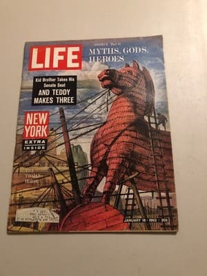LIFE Magazine Jan 18 1963 Myths Gods Heroes Trojan Horse Vintage Original - Image 1
