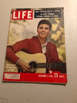 LIFE Magazine Dec 1 1958 Ricky Nelson Cover 1950s Teen Idol - Image 1
