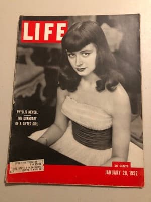 LIFE Magazine Jan 28 1952 Phyllis Newell Cover Vintage Collectible Issue Rare - Image 1