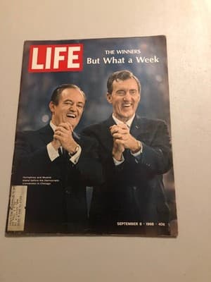LIFE Magazine Sept 6 1968 But What a Week Vintage Collectible Illustrated Issue - Image 1