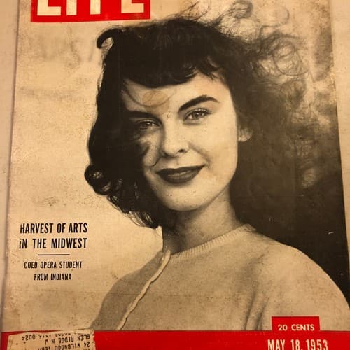 Life Magazine May 18, 1953 Harvest of Arts in the Midwest, opera student from In - Image 1