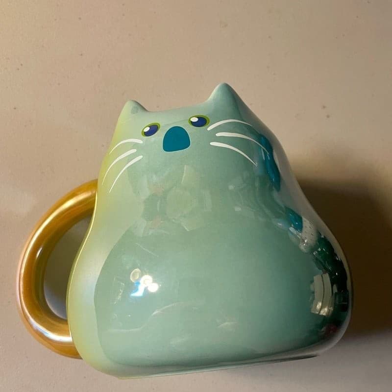 Disney Soul Mr. Mittens Cat Pearlescent Finish Mug - Image 1