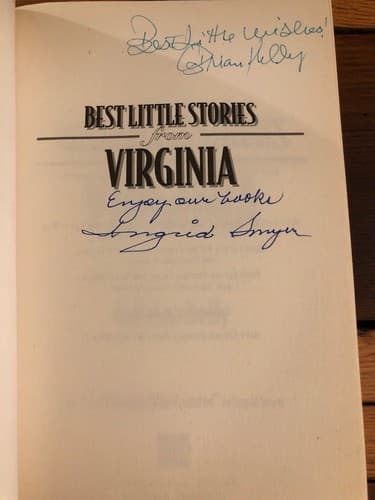 AUTOGRAPHED Best Little Stories Virginia KELLY & SMYER - Image 1