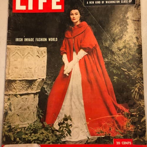 LIFE Magazine August 10, 1953 glimpse into mid-20th century Irish Fashion - Image 1