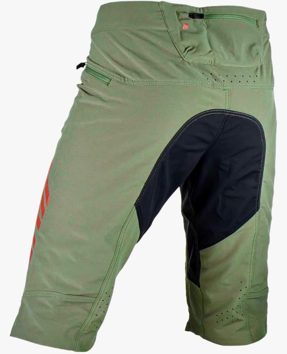 Leatt MTB Action Shorts Green Black Size 28 Short New With Tags Built-In Belt - Thumbnail 2