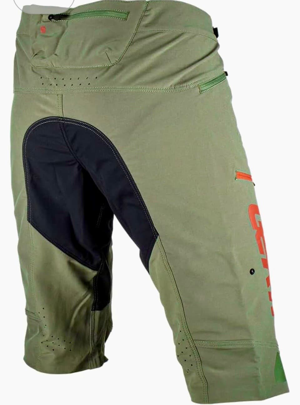 Leatt MTB Action Shorts Green Black Size 28 Short New With Tags Built-In Belt - Thumbnail 5