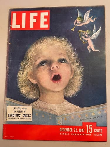 Vintage LIFE Magazine December 22, 1947 Christmas carols, Gladys Rockmore Davis - Image 1