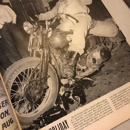 LIFE Magazine July 21, 1947 - Americans in Heidelberg, Harley Davidson - Thumbnail 2