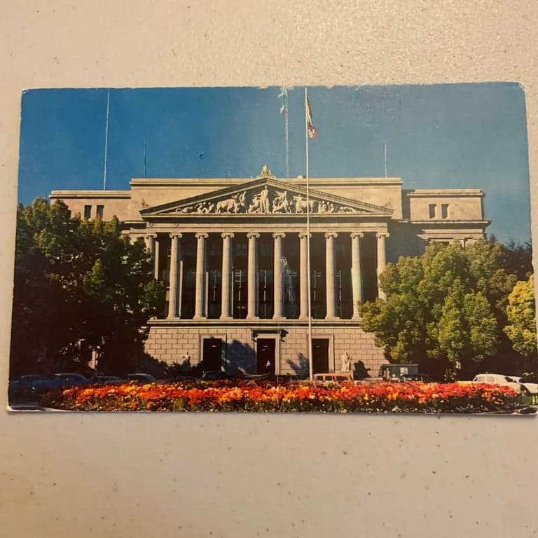 Vintage State Office Building Postcard Sacramento - Image 1
