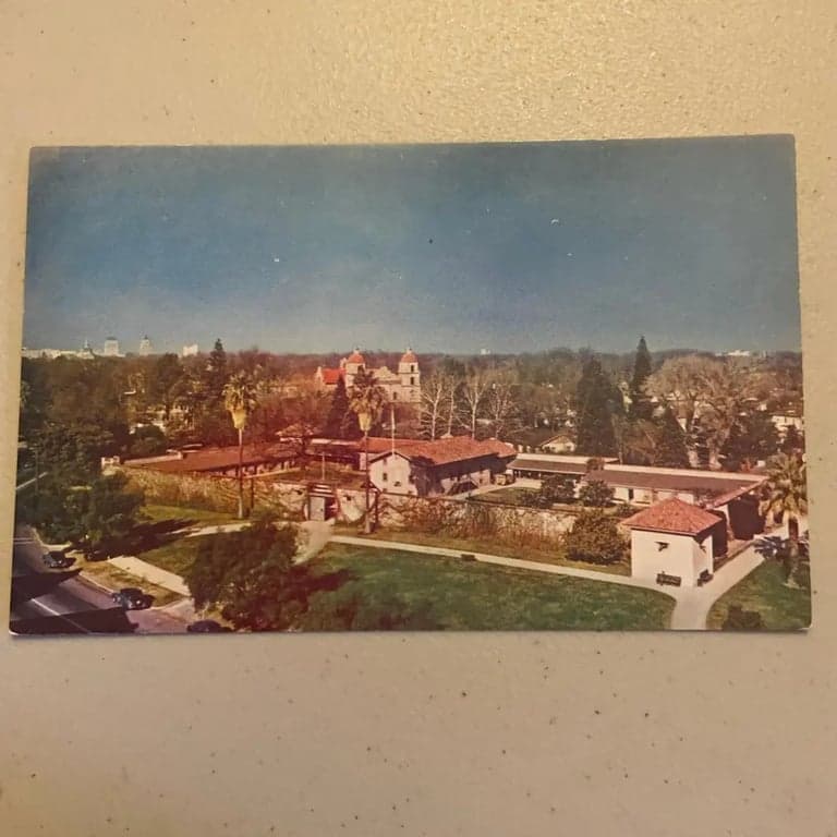 Sacramento CA-California, Sutter's Fort Historical Museum, Vintage Postcard - Image 1