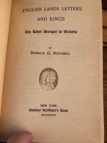 English Lands Letters And Kings. 4 Volume Set Signed VT Gov Percival W Clement - Thumbnail 9