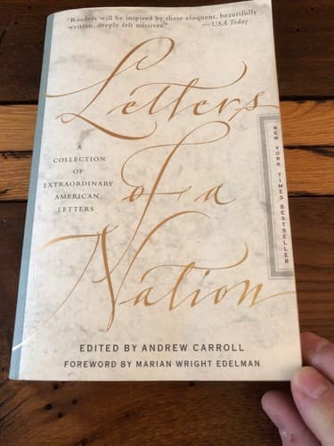 AUTOGRAPHED Letters of a Nation ANDREW CARROLL - Thumbnail 2