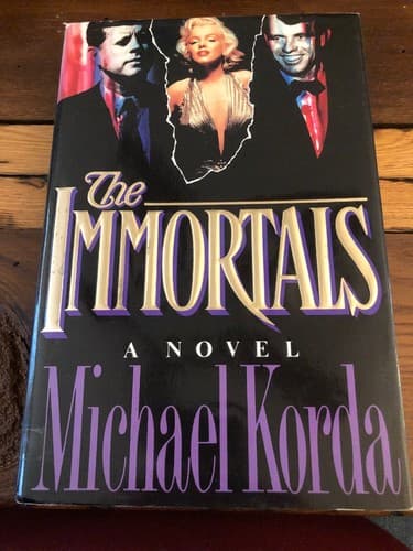 Autographed The IMMORTALS 1st Edition Hardcover Michael Korda - Thumbnail 2