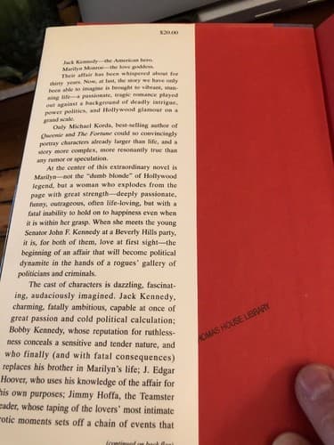 Autographed The IMMORTALS 1st Edition Hardcover Michael Korda - Thumbnail 3