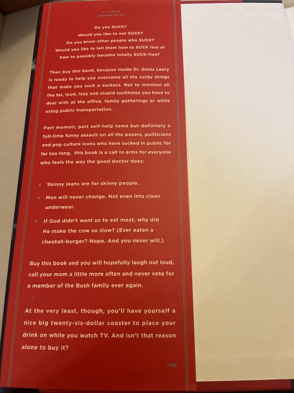 Penguin Books Ltd Denis Leary Why We Suck A Feel Good Guide To Staying Fat Loud - Thumbnail 4