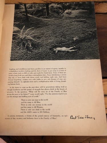 1955 1st Edition Family of Man: Greatest Photographic Exhibition of All Time - Thumbnail 4