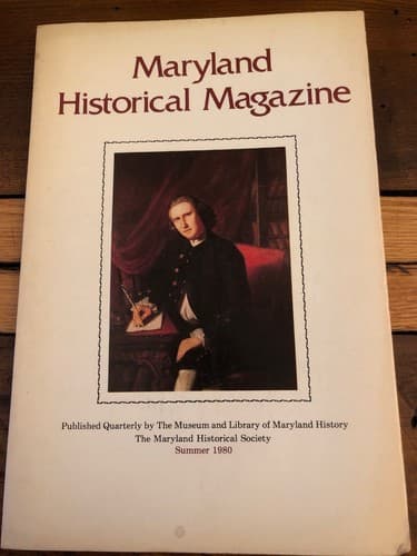 Maryland Historical Magazine; Volume 75 No. 2: Summer June 1980 - Image 1
