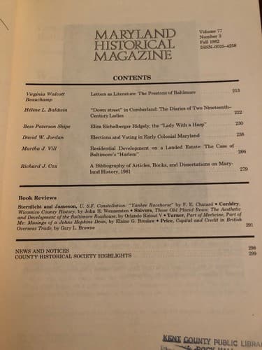Maryland Historical Magazinevol.77no.3 Fall 1982 - Thumbnail 2