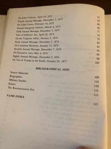 Ulysses S. Grant 1822-1885: Chronology - Documents - Bibliographical Aids. - Thumbnail 5