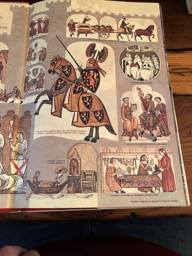 National Geographic Society - The Age of Chivalry 1st Edition Hardcover 1969 - Thumbnail 5