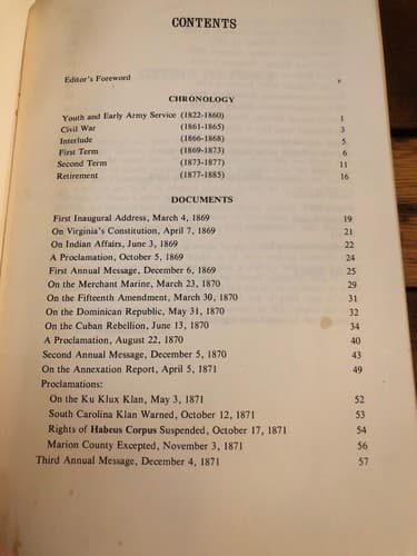 Ulysses S. Grant 1822-1885: Chronology - Documents - Bibliographical Aids. - Thumbnail 4