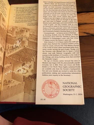 National Geographic Society - The Age of Chivalry 1st Edition Hardcover 1969 - Thumbnail 8