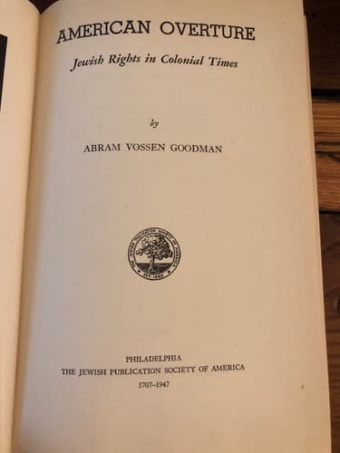 American Overture: Jewish Rights in Colonial Times - Thumbnail 2